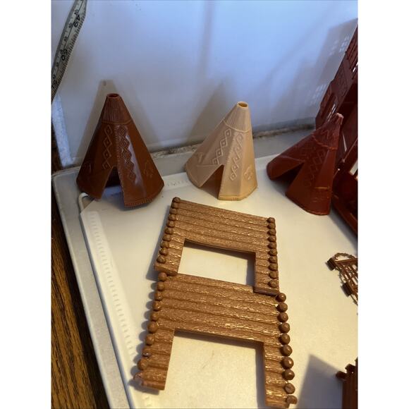 C1960s Vintage Multiple Div Miner Ind Plastic Western Building Façade + More - Picture 4 of 11